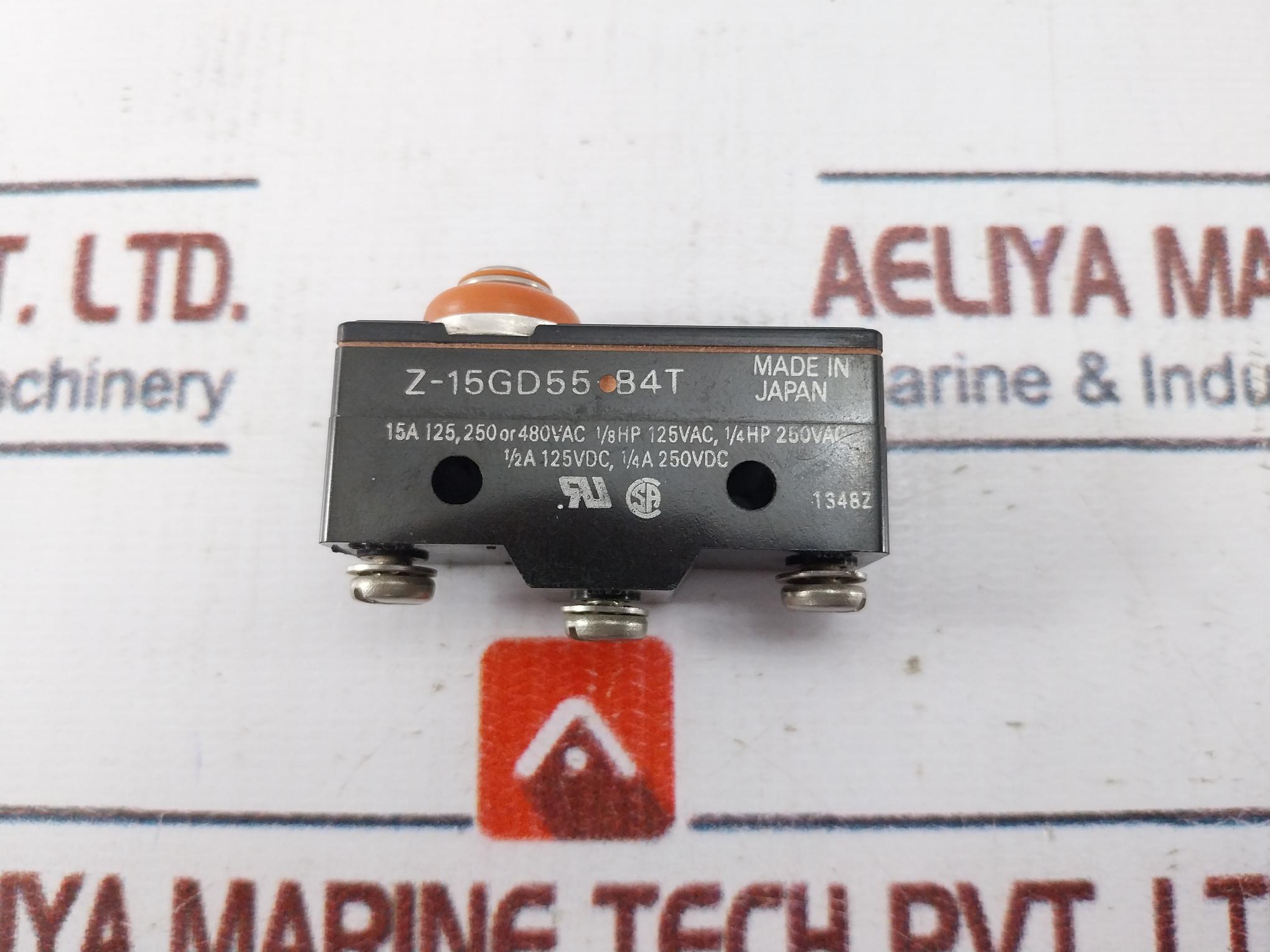 Omron Z-15Gd55-b4T Micro Switch 15A 1348Z