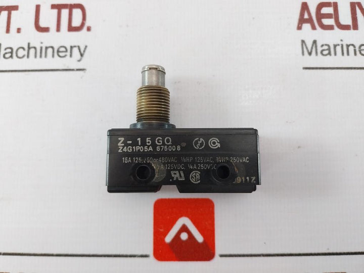 Omron Z-15Gq General-purpose Basic Switch Z4G1P05A 675008 15A 125/250 Or 480Vac