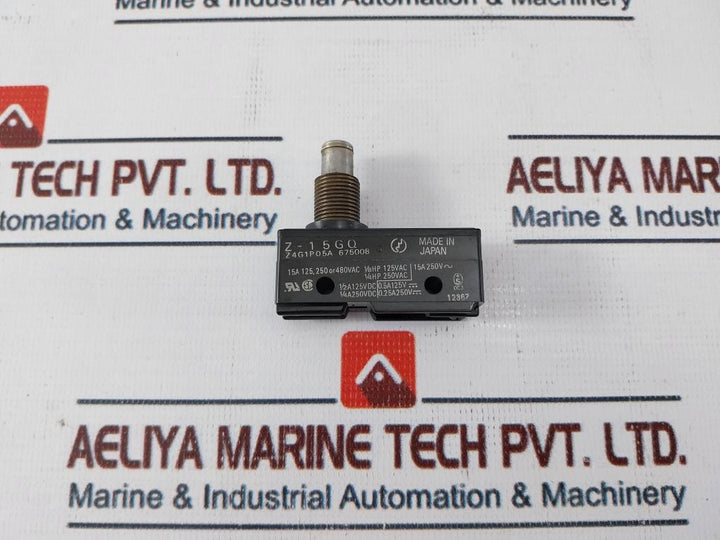 Omron Z-15Gq Limit/Snap Switch 15A 125, 250 Or 480Vac