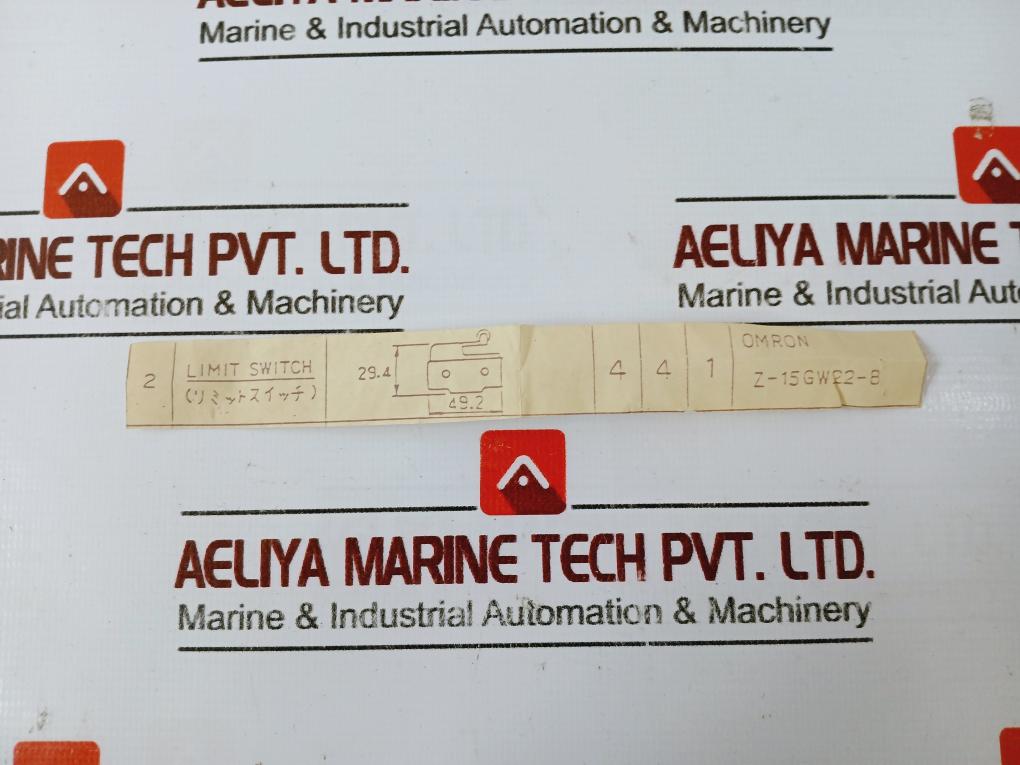 Omron Z-15Gw22-b Limit Switch With Hexagon Wrench Key 00R-000-006