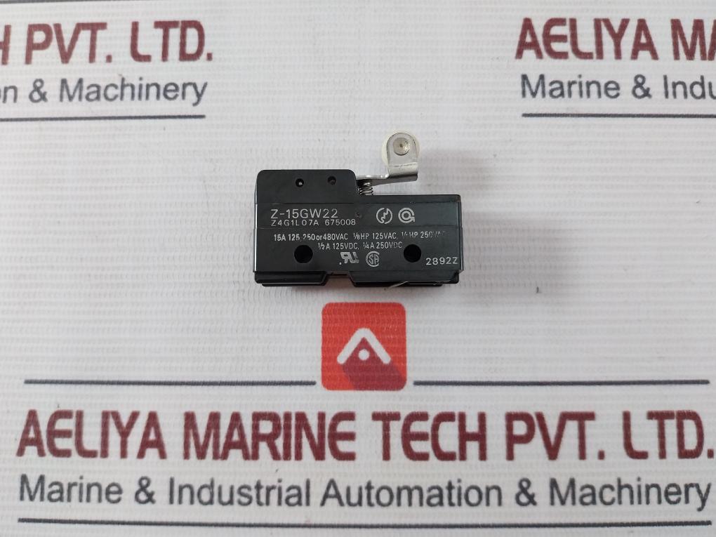 Omron Z-15Gw22 General-purpose Basic / Micro Switch 15A 125, 250 Or 480Vac