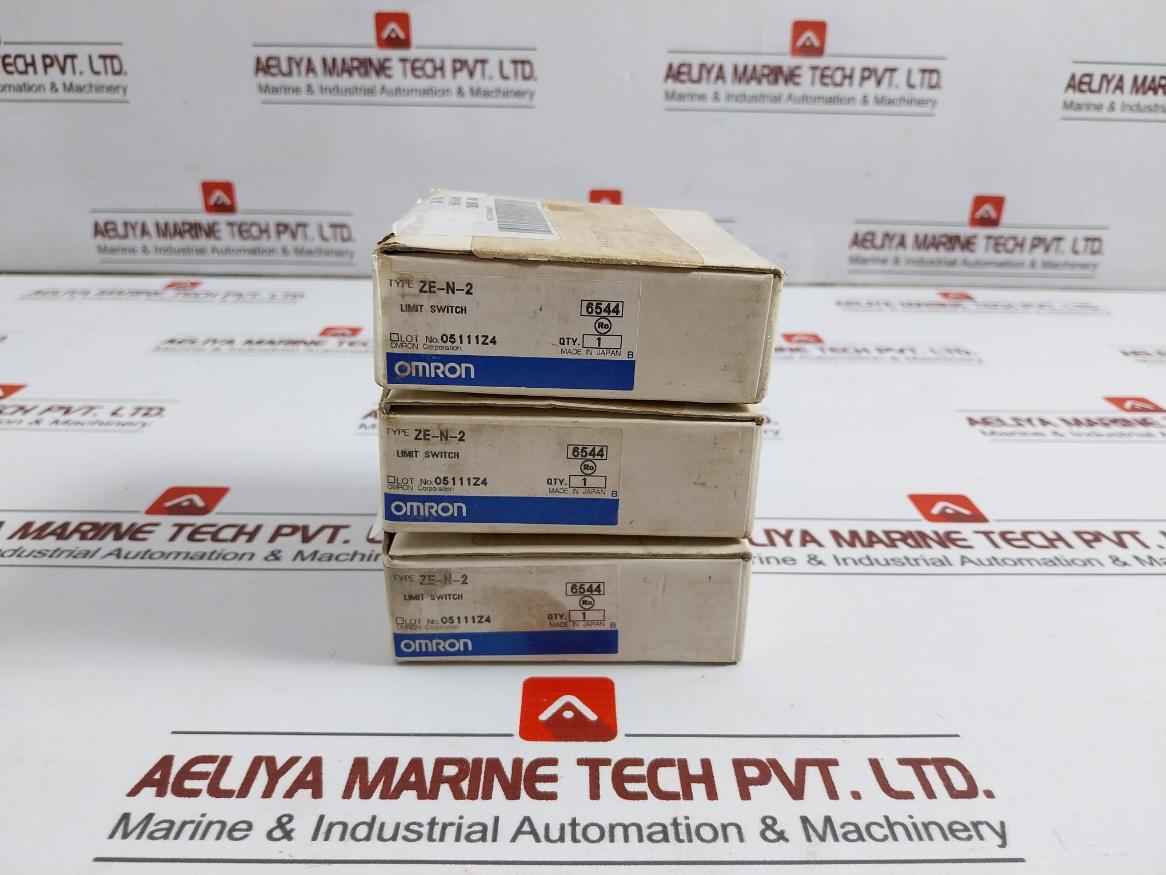 Omron Ze-n-2 General Purpose Horizontal Limit Switch 15A 125, 250 Or 480Vac