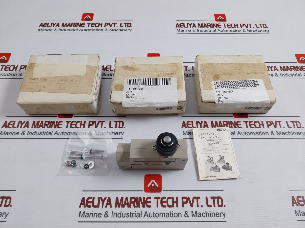 Omron Ze-n-2 General Purpose Horizontal Limit Switch 15A 125, 250 Or 480Vac
