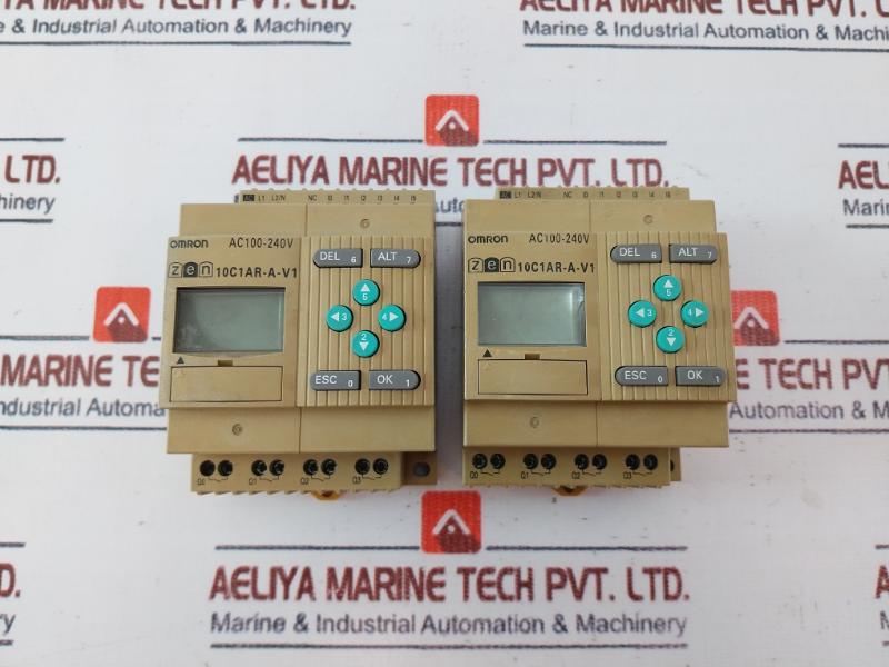 Omron Zen-10C1Ar-a-v1 Programmable Relay Unit With Lcd Ac100-240V