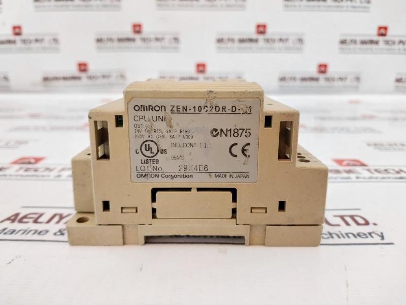 Omron Zen-10C2Dr-d-v1 Cpu Unit Programmable Relay 24VDc