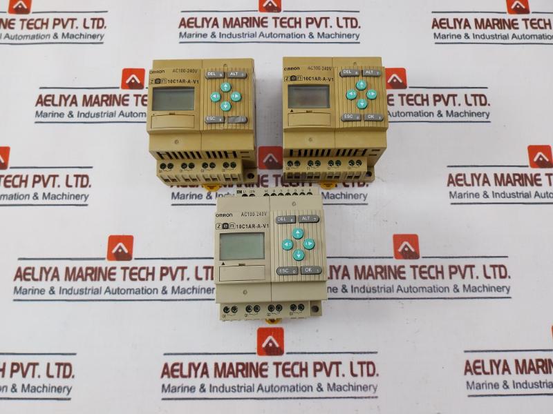 Omron Zen-10c1ar-a-v1 Cpu Unit With 10 Input/output Point Ac100-240v