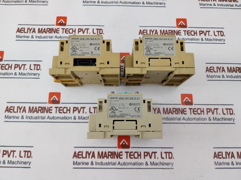 Omron Zen-10c1ar-a-v1 Cpu Unit With 10 Input/output Point Ac100-240v
