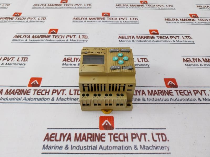 Omron Zen-10c1ar-a-v1 Cpu Unit With 10 Input/output Point Ac100-240v