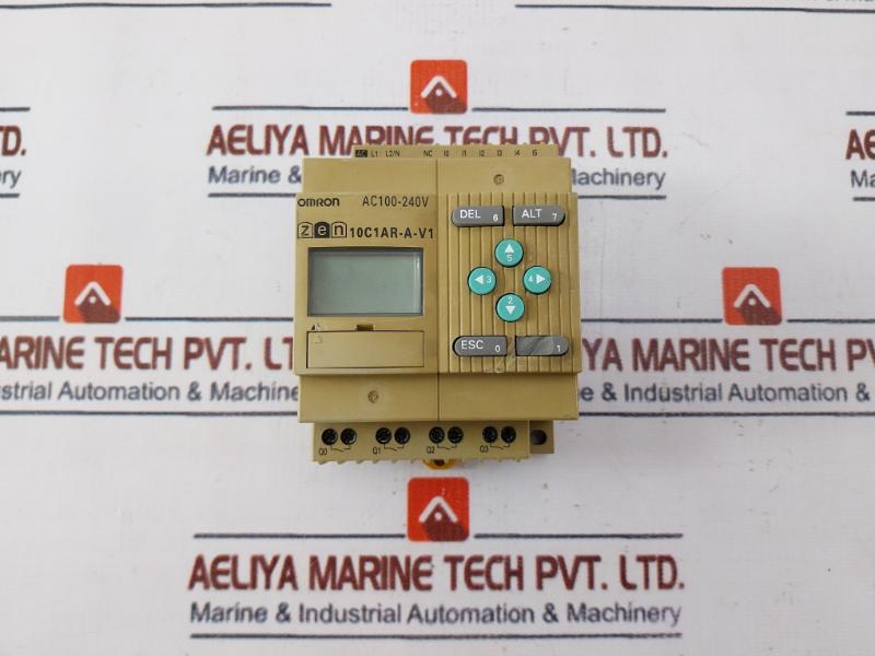 Omron Zen-10c1ar-a-v1 Cpu Unit With 10 Input/output Point Ac100-240v