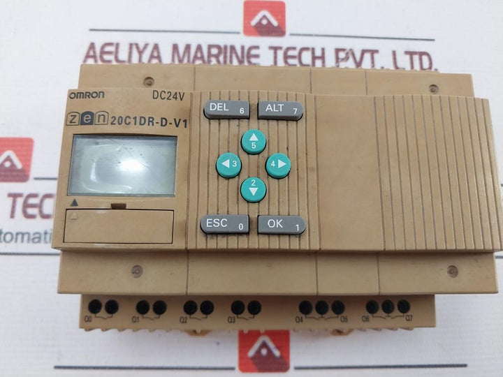 Omron Zen-20C1Dr-d-v1 Cpu Unit 24V Dc