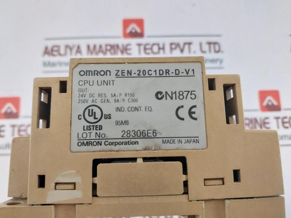 Omron Zen-20C1Dr-d-v1 Cpu Unit 24V Dc