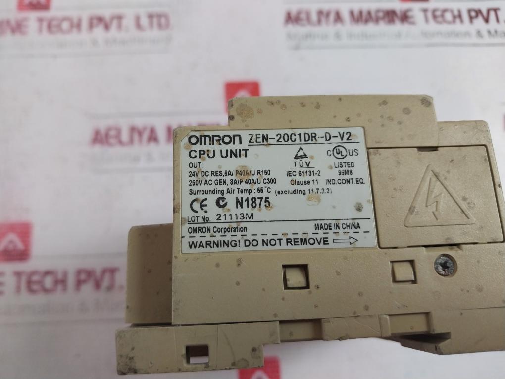 Omron Zen-20C1Dr-d-v2 Cpu Unit Dc12-24Va 5W