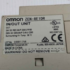 Omron Zen-8e1dr Expansion Input/output Module Dc12-24v 2w