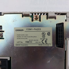 Omron Cqm1H-cpu21 Programmable Controller Cpu Unit Cqm1-pa203 100-240Vac 50/60Hz