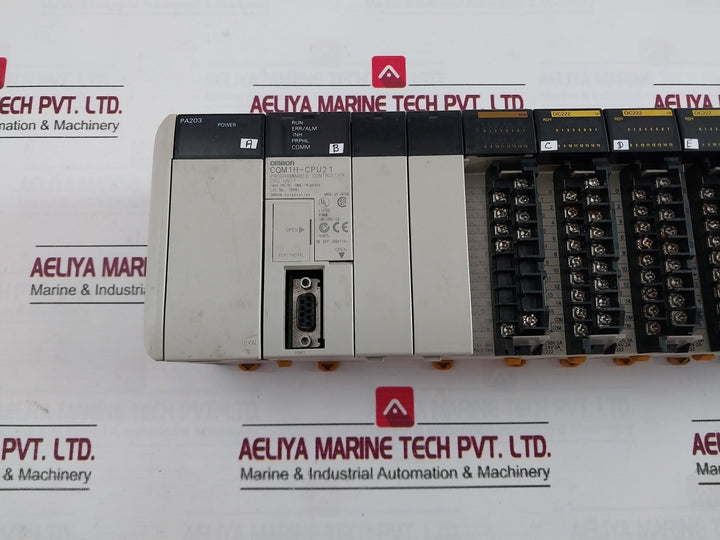 Omron Cqm1H-cpu21 Programmable Controller Cpu Unit Cqm1-pa203 100-240Vac 50/60Hz