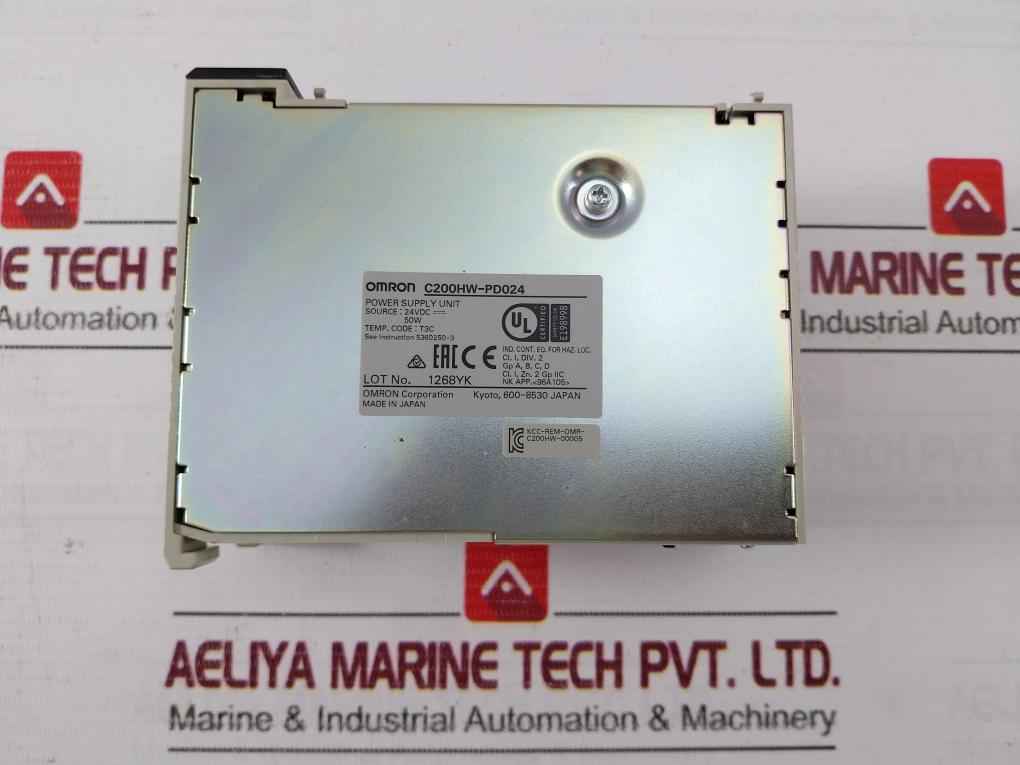 Omron Cs1W-at211 Plc I/O Module C200H-bc-v 24V Dc 7Ma 50W Cs1G-cpu45H Ver. 4.1