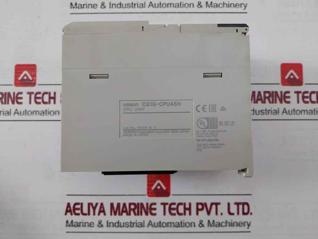 Omron Cs1W-at211 Plc I/O Module C200H-bc-v 24V Dc 7Ma 50W Cs1G-cpu45H Ver. 4.1