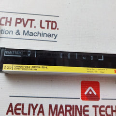 Omron F3Sj-e0305-25-l Safety Light Curtain 24V Dc 200Ma Ip65 0.2M To 7M