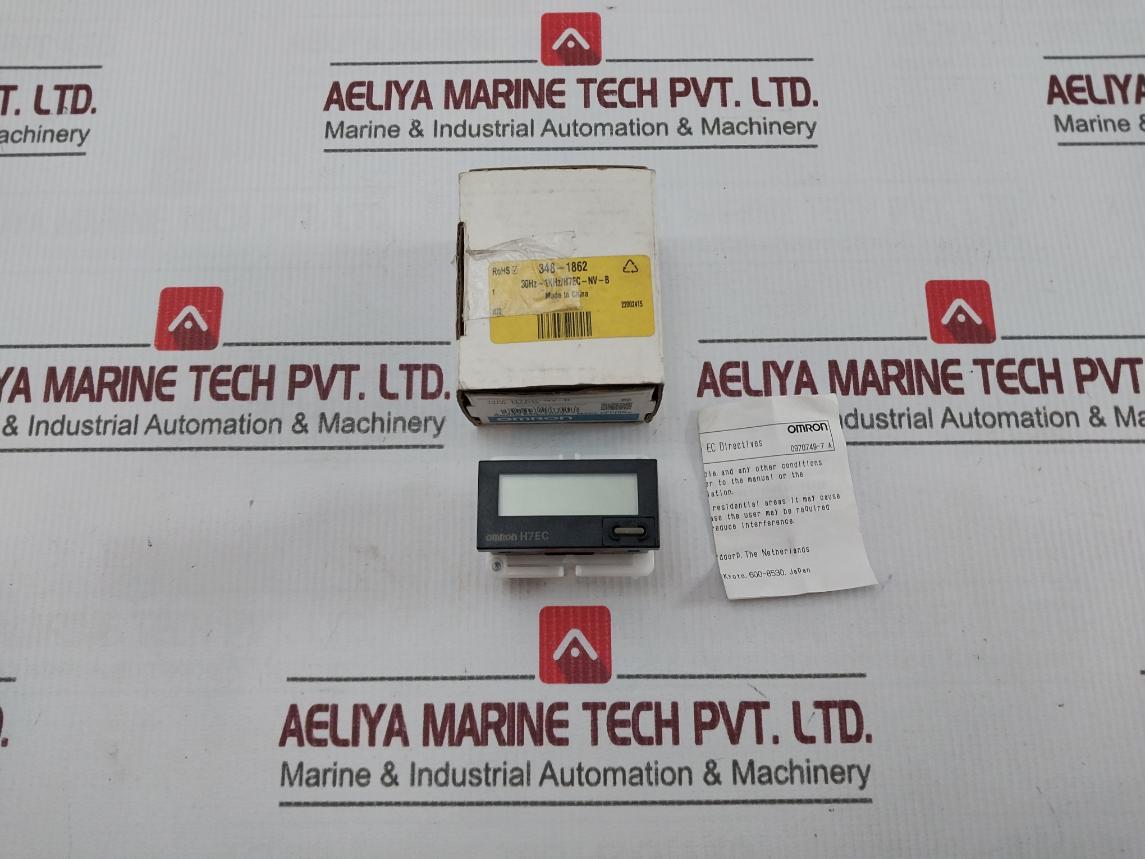 Omron H7Ec-nv-b Totalizing Counter 4.5-30V 30Hz 348-1862