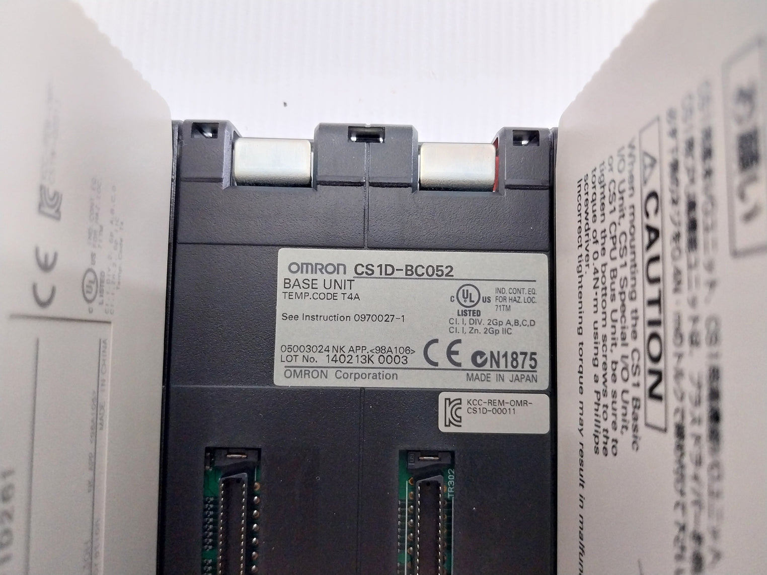 Omron Plc Controller System Cs 1W-id261, Cs 1W-od261, Cs1W-sp001 Cs1W-clk13