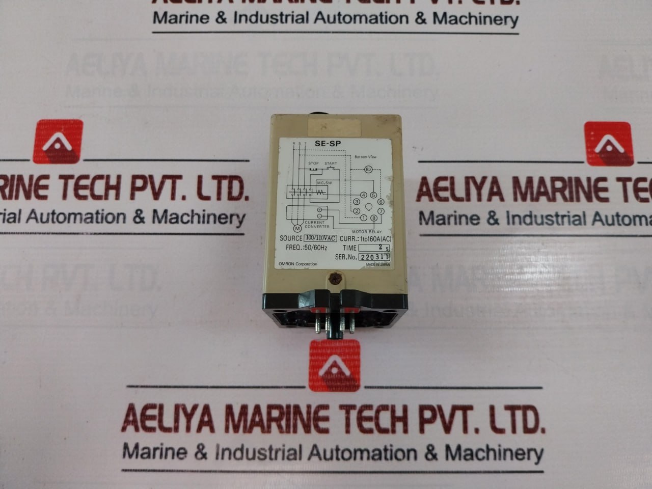 Omron Se-sp1 Motor Relay 100/110 Vac 50/60Hz