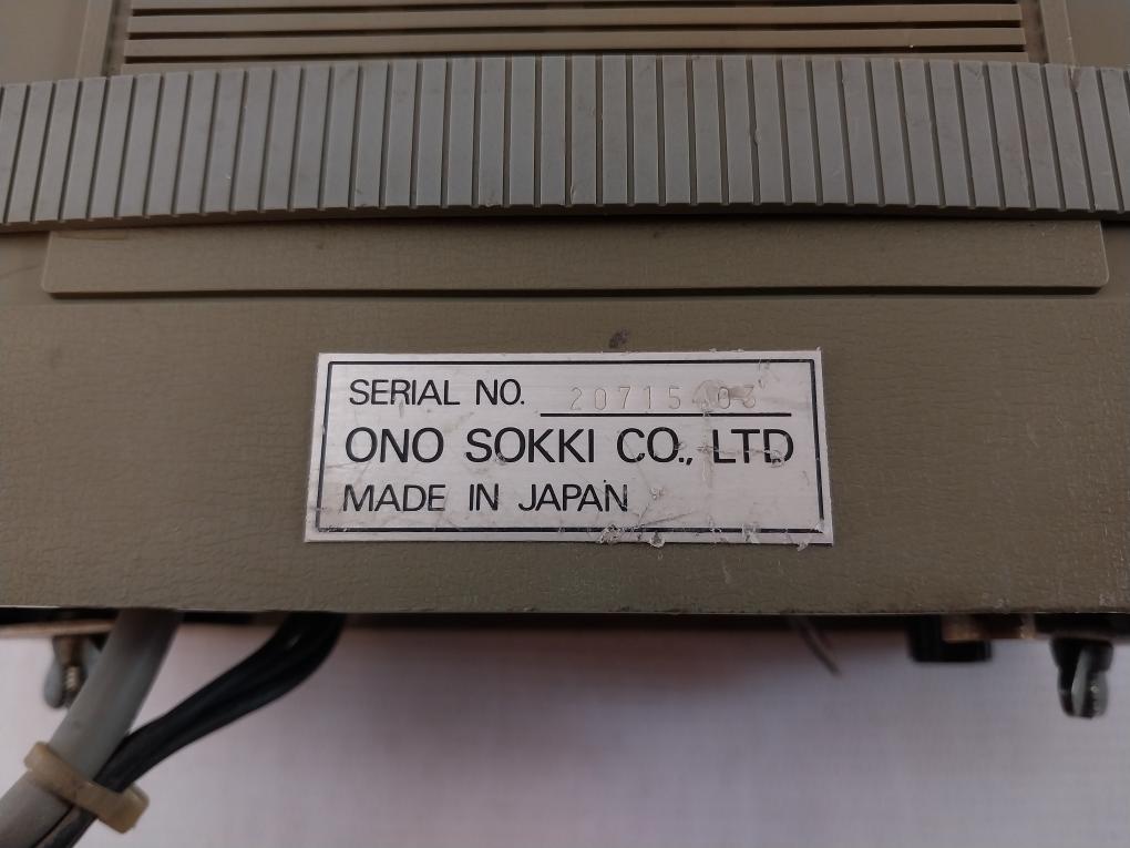 Ono Sokki Tm-334 Digital Tachometer Ac 100V 0.2A
