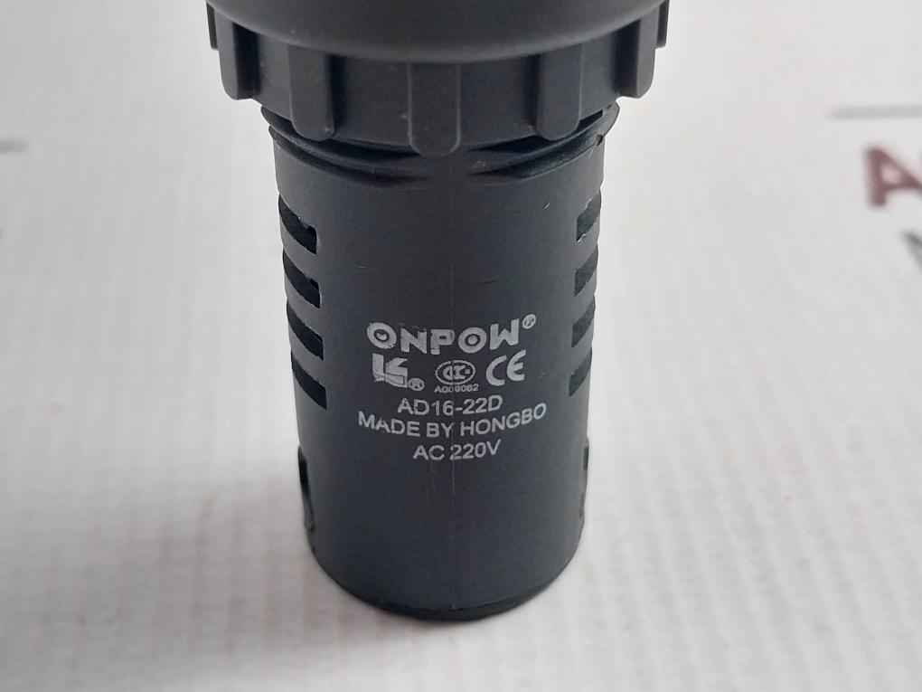 Onpow Ad16-22D Panel Indicator Pilot Light 220V