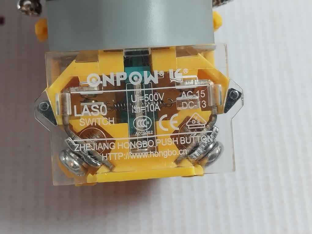 Onpow Las0 Zhejiang Hongbo Push Button 500V 10A