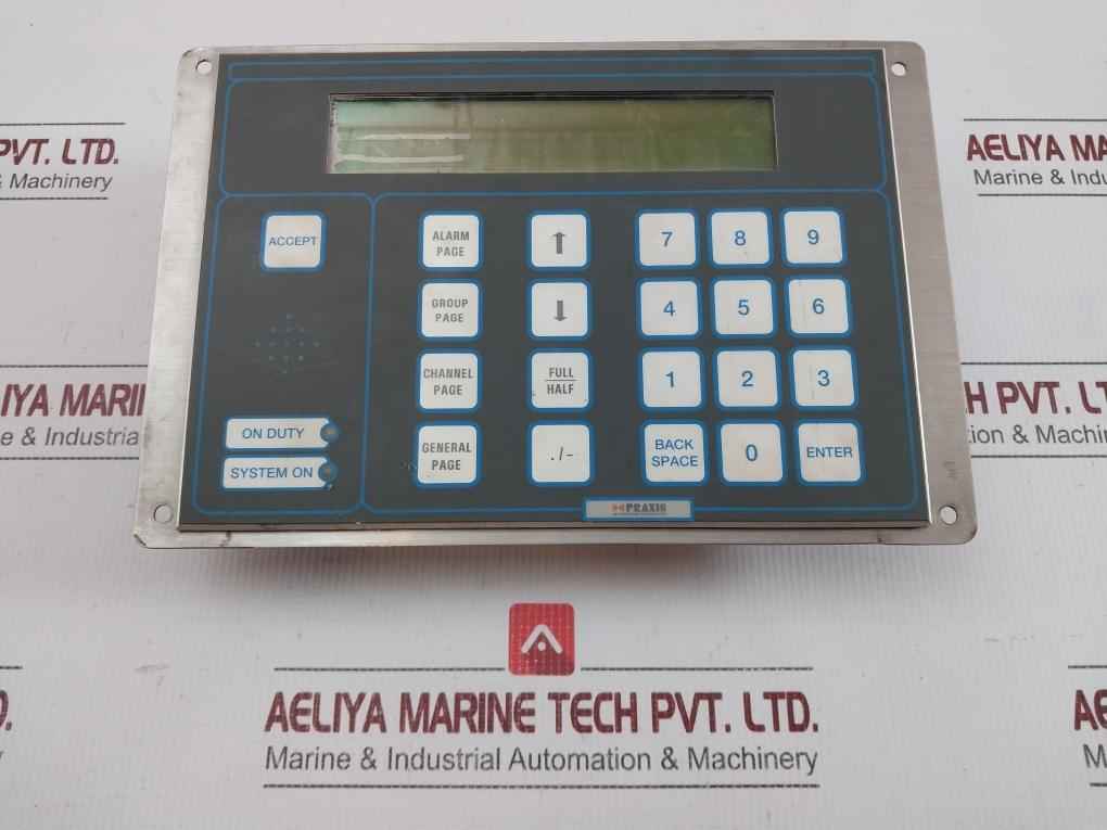 Operator Interface Panel 98.6.020.600 Praxis Automation 24V