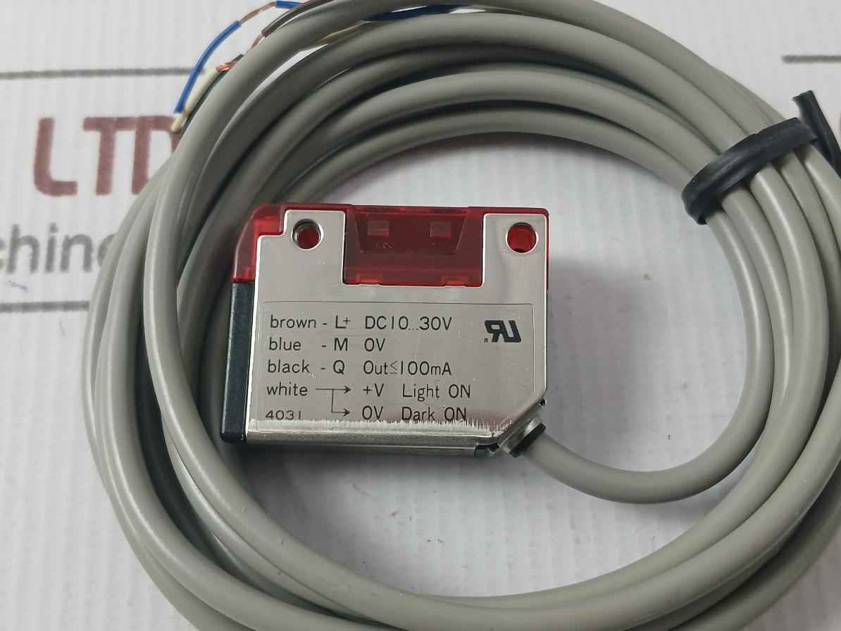 Optex Kr-q50N Photoelectric Sensor Dc 10-30V