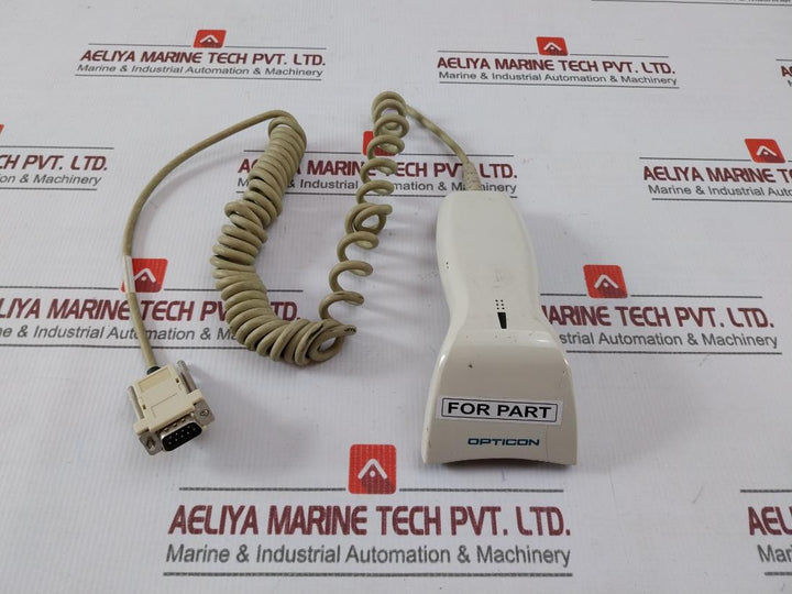 Opticon Opt-6125-Rs232c Barcode Scanner Rev-3 (Not Working)