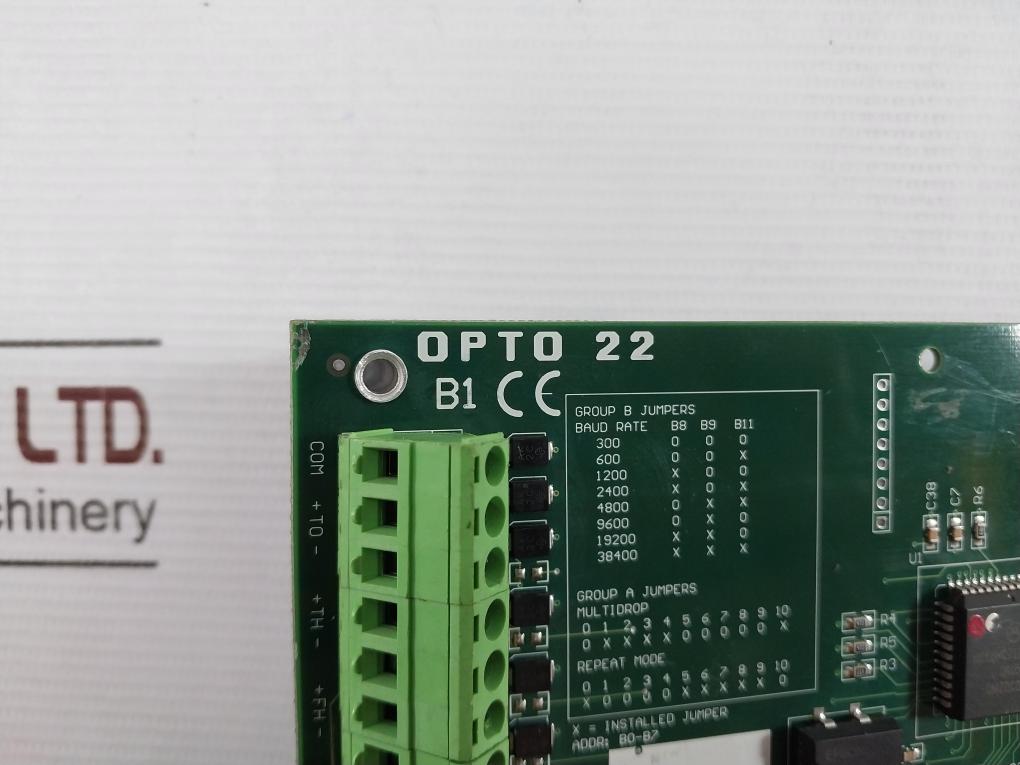 Opto 22 007308E Interface Brain Board Pcb Cpcm M4 94V-0