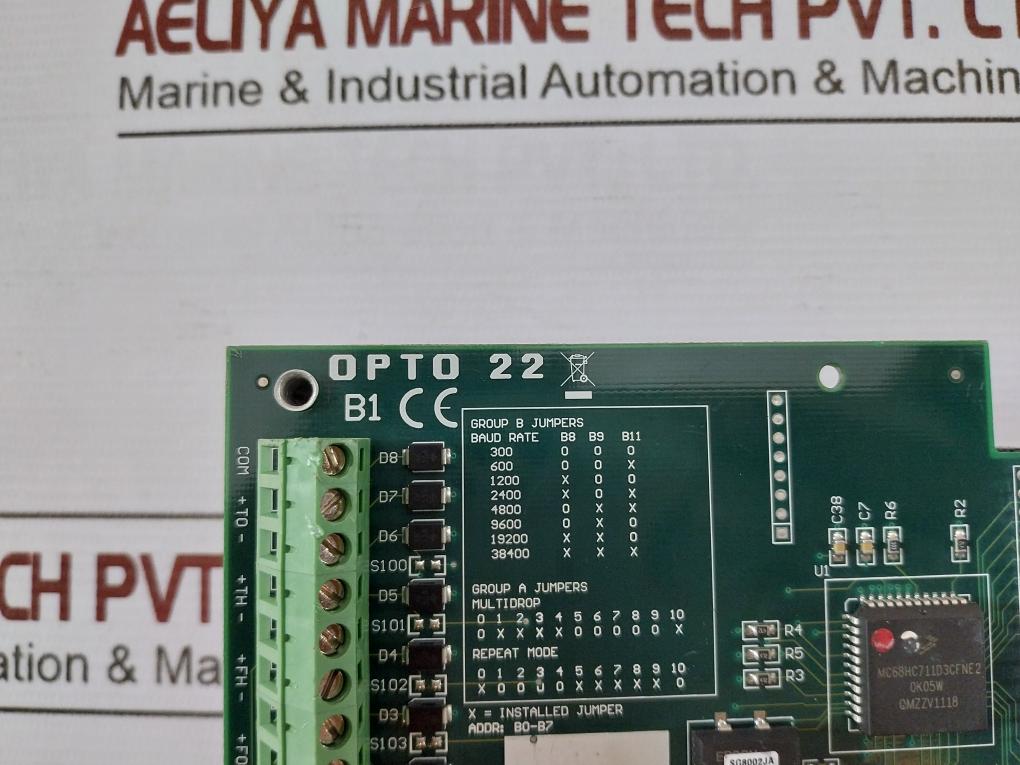Opto 22 007308F Brain Board B1 Controller 94V0