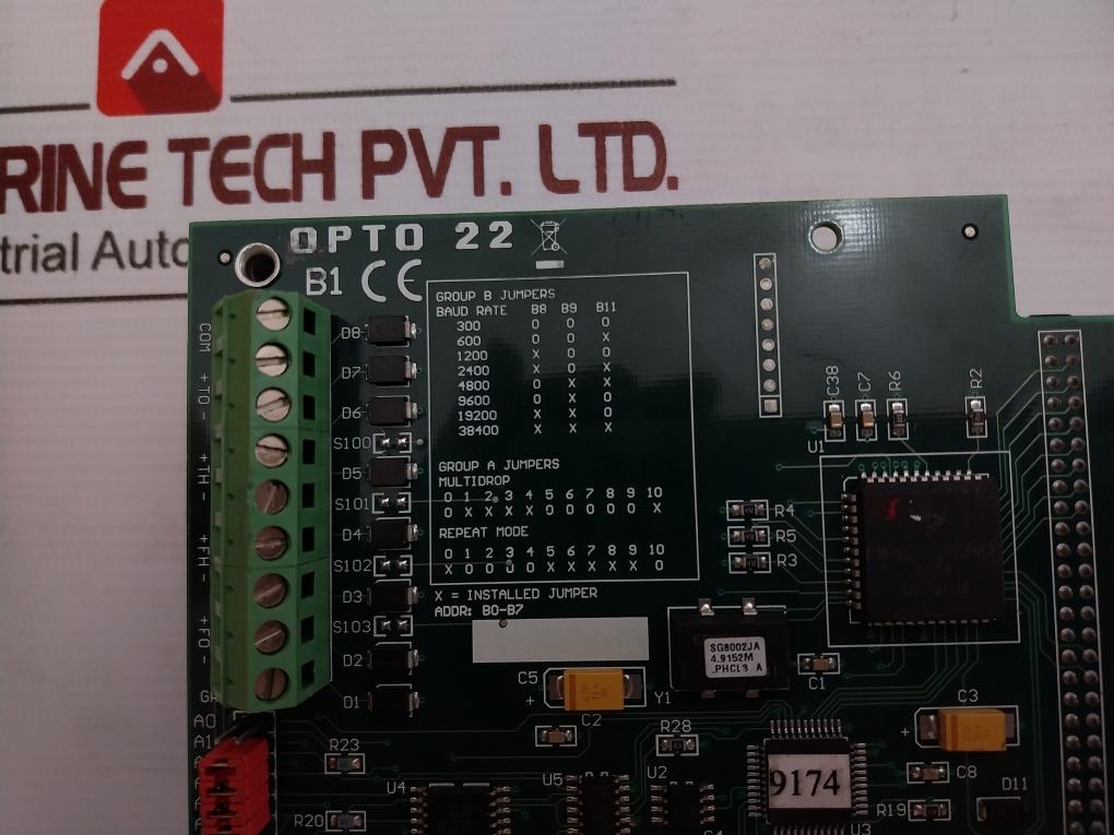 Opto 22 007308F Brain Board B1 Controller 94V0