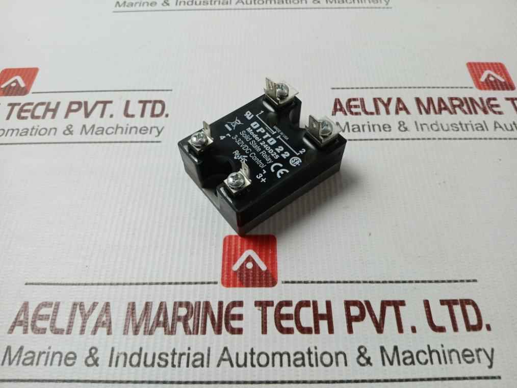 Opto 22 240d25 Solid State Relay 3-32 Vdc