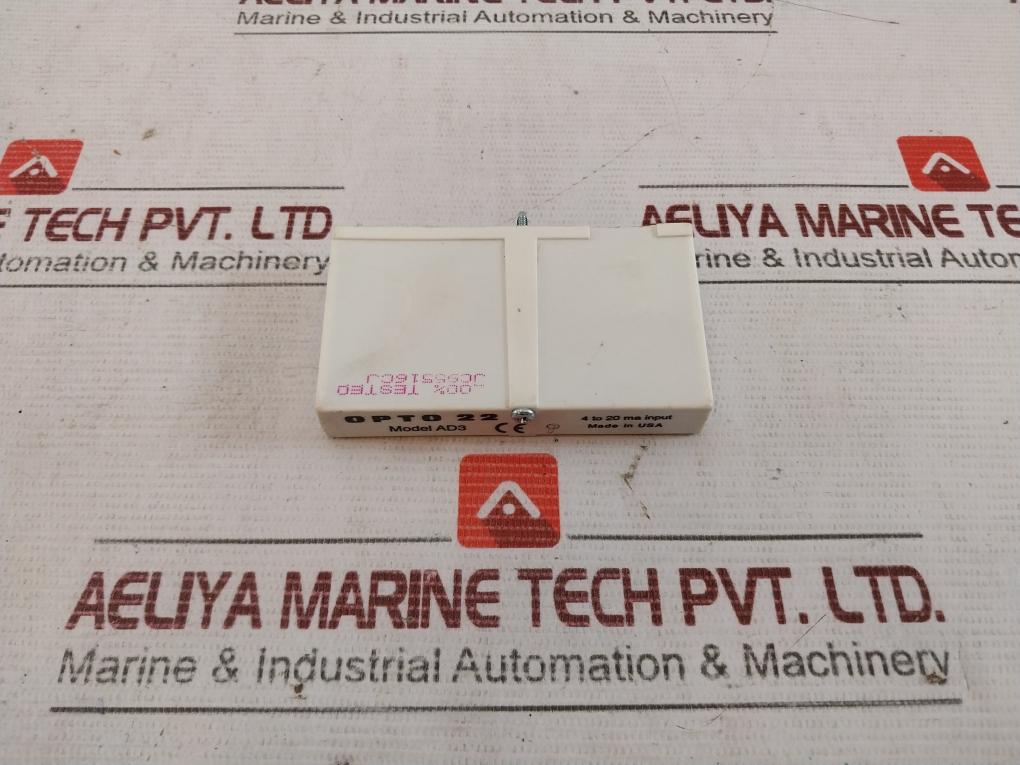 Opto 22 Ad3 Analog Input Module Jc95516Cj 4 To 20 Ma
