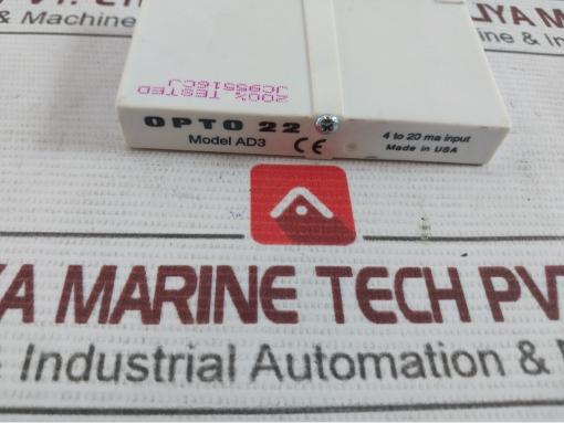 Opto 22 Ad3 Standard Analog Input Module Isolated Jc95516Cj