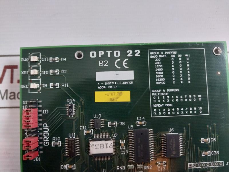Opto 22 B2 Brain Board Module B2 94V-0 M2