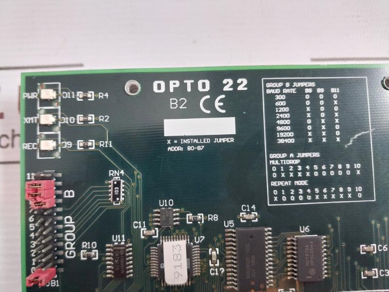 Opto 22 B2 Printed Circuit Board 007376B 94V-0