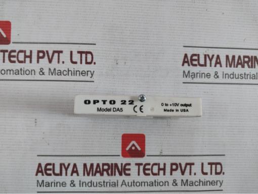OPTO 22 DA5 Analog Output Module 0 TO +10V JC99051DG