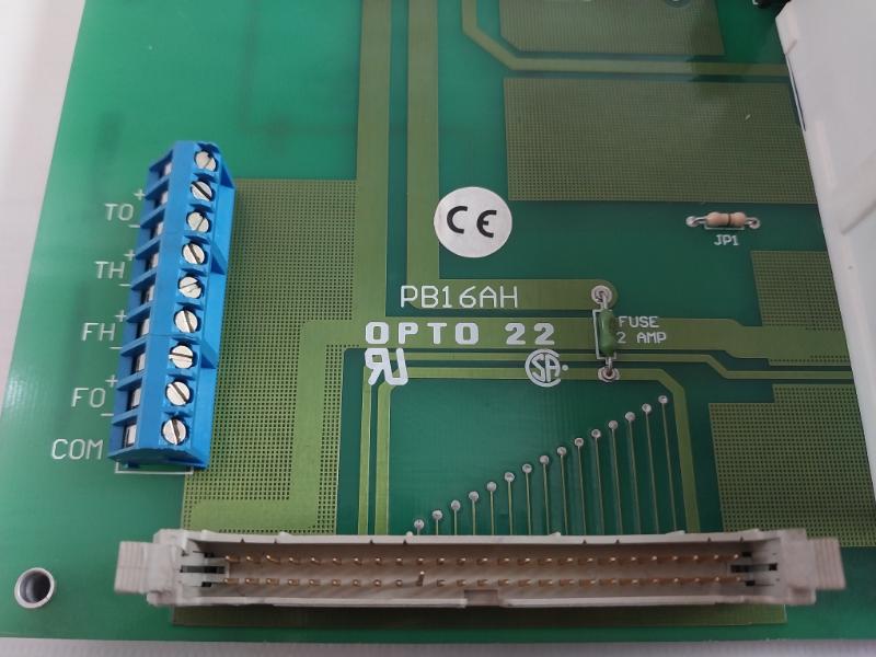 Opto 22 Pb16Ah 16-channel Analog I/O Mounting Rack Ad3 4 To 20Ma 94V-0