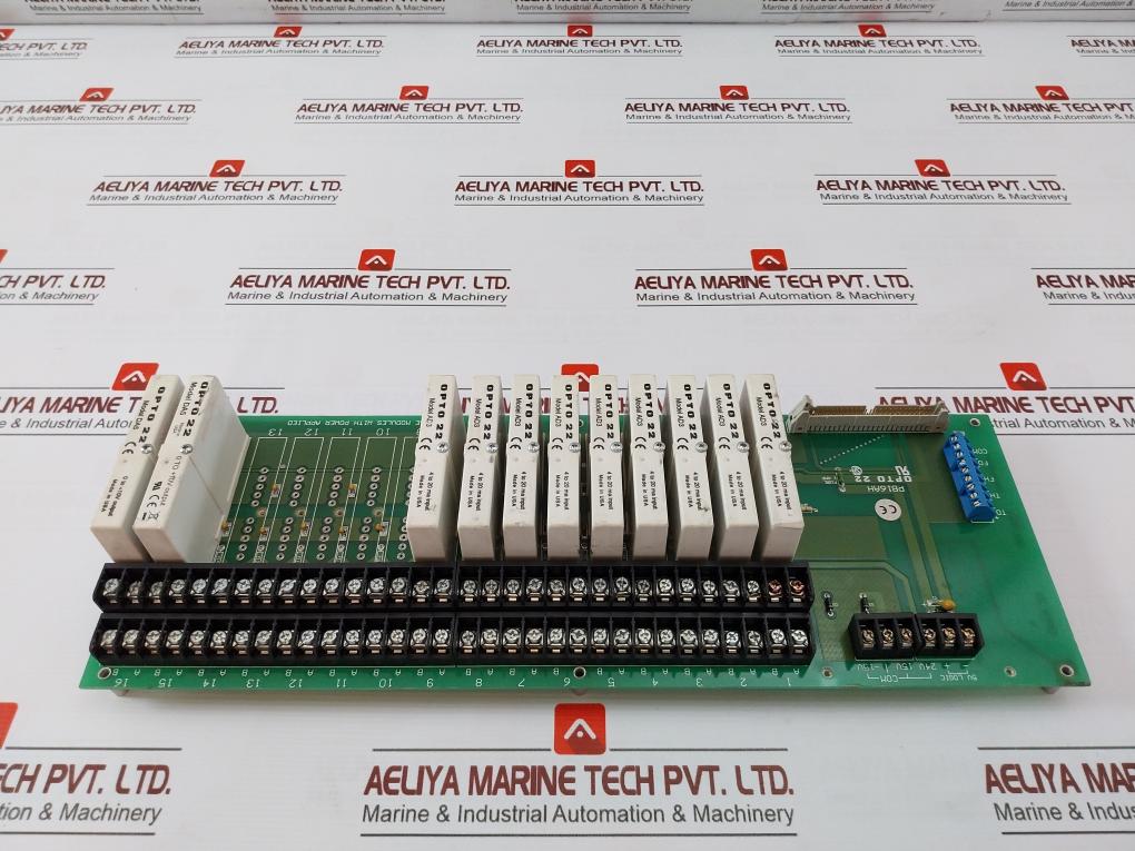 Opto 22 Pb16Ah Analog I/O Mounting Rack 001774J 1201 94V-0 4 To Ma