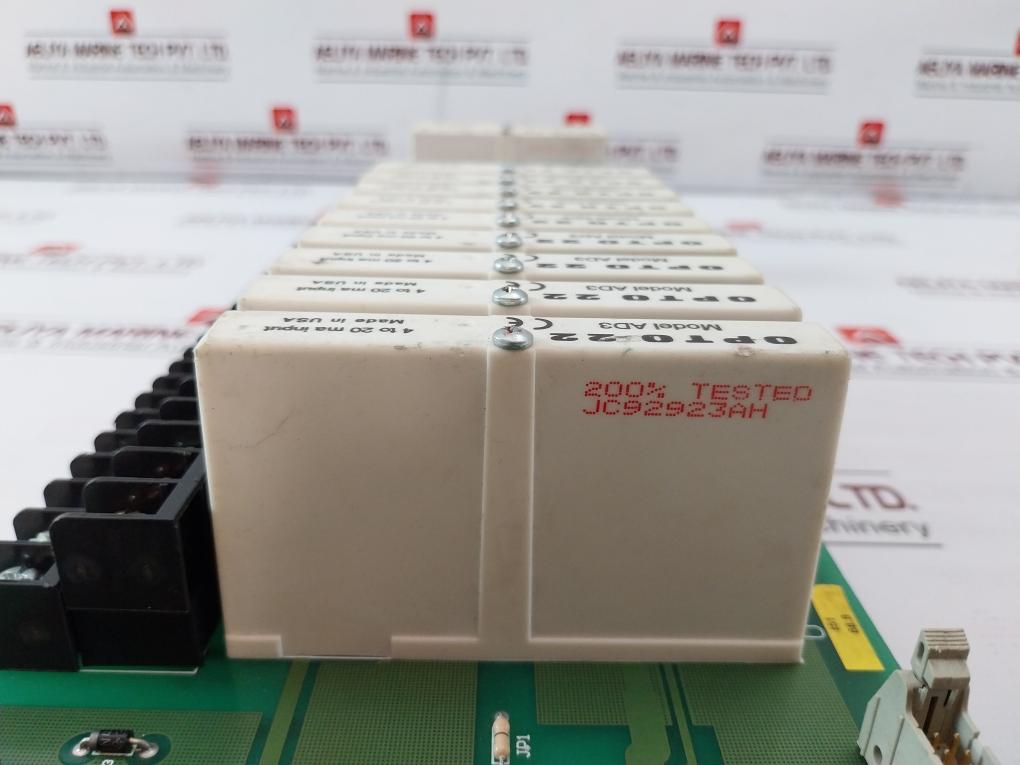 Opto 22 Pb16Ah Analog I/O Mounting Rack 001774J 1201 94V-0 4 To Ma