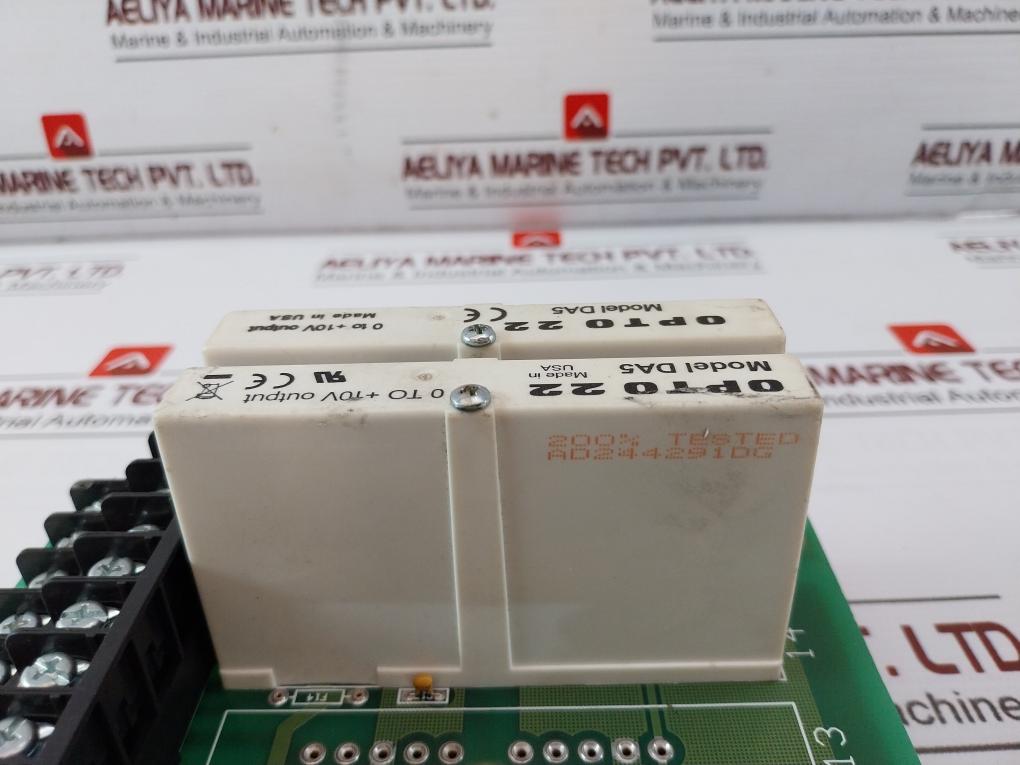 Opto 22 Pb16Ah Analog I/O Mounting Rack 001774J 1201 94V-0 4 To Ma