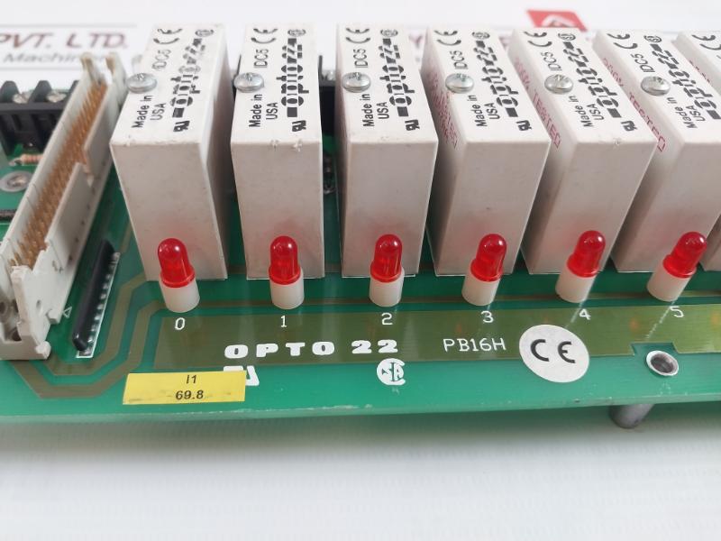 Opto 22 Pb16H 16 - Channel Rack With Header Connector 94V-0 001820D Idc5