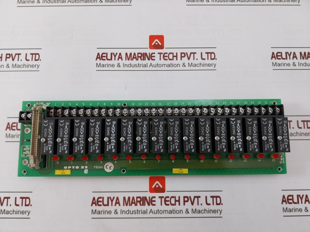 Opto 22 Pb16H 16-channel Rack Module 120 Vac 1.5A 94V-0