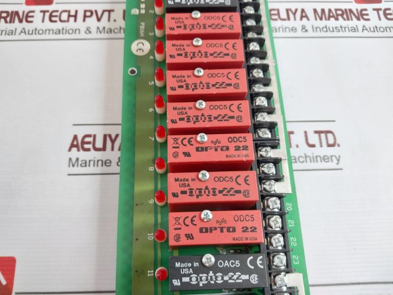 Opto 22 Pb16H 16-channel Rack With Header 001820D