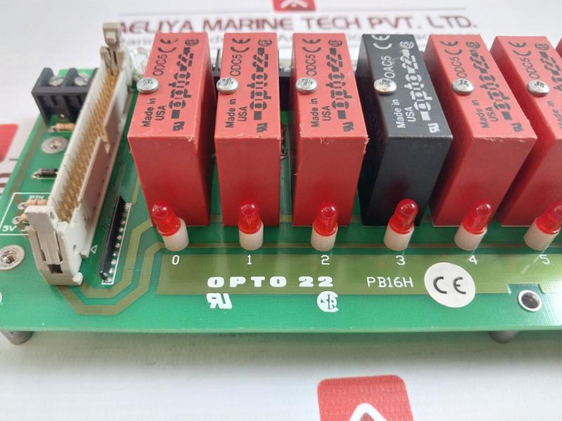 Opto 22 Pb16H 16-channel Rack With Header 001820D