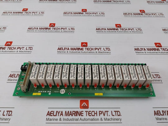 Opto 22 Pb16H 16-channel Rack With Header Connector 3802 94V-0 Idc5 F1