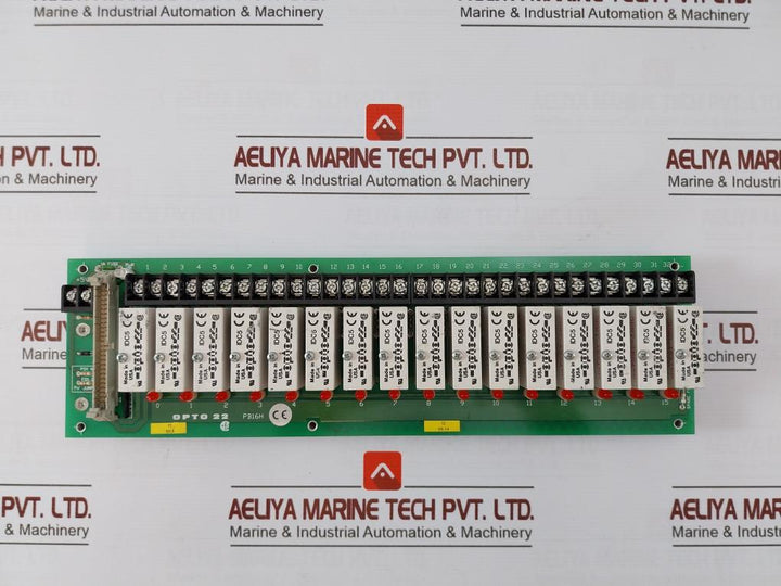 Opto 22 Pb16H 16-channel Rack With Header Connector 3802 94V-0 Idc5 F1